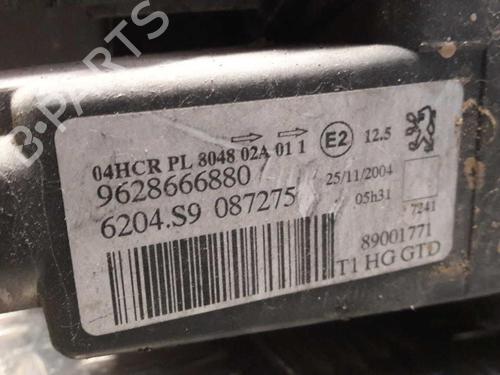 Used Left headlight Left headlight PEUGEOT 206 SW (2E/K) 1.4 HDi (68 hp) 23655202 23655202