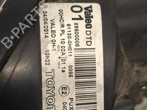 Used Right headlight Right headlight TOYOTA AYGO (_B1_) 1.0 (KGB10_, KGB10R) (68 hp) 34450800 34450800