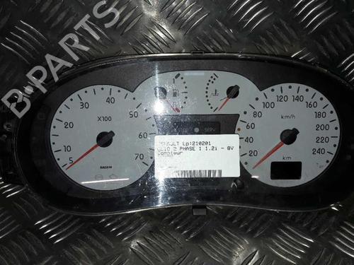 Used Instrument cluster RENAULT CLIO II (BB_, CB_) 1.2 (BB0A, BB0F, BB10, BB1K, BB28, BB2D, BB2H, CB0A,... (58 hp) 24851645
