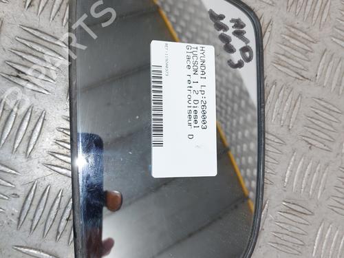 Spejlglas højre HYUNDAI TUCSON (JM) 2.0 CRDi All-wheel Drive (113 hp) 31625069