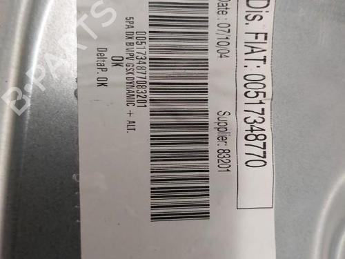 Used Front right window mechanism Front right window mechanism FIAT IDEA (350_) 1.9 JTD (101 hp) 23659128 23659128