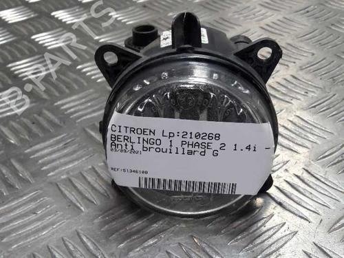 Used Left front fog light Left front fog light CITROËN BERLINGO / BERLINGO FIRST MPV (MF_, GJK_, GFK_) 1.4 i (MFKFX, MFKFW, GJKFWB, GJKFWC, GFKFWC) (75 hp) 23716578 23716578