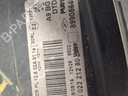 Used Right headlight Right headlight PEUGEOT 208 I (CA_, CC_) 1.6 BlueHDi 100 (100 hp) 36055011 36055011