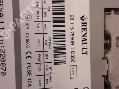 Radio RENAULT FLUENCE (L3_) 1.5 dCi (L30D, L30L, L306, L33F, L33L, L33M, L33V, L33W) | BP24853399E6 - Image 3