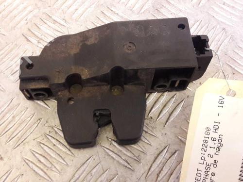 Used Tailgate lock PEUGEOT 307 (3A/C) 1.6 HDi 110 (109 hp) 23726619