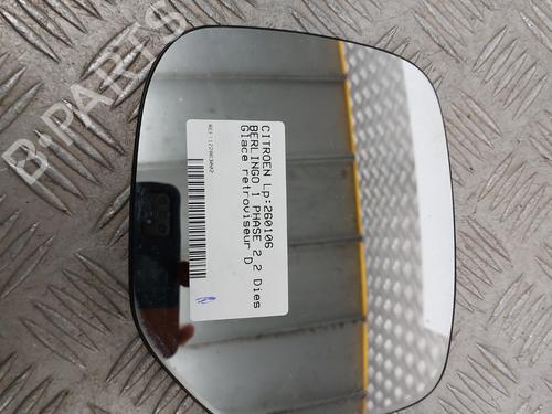 Used Right mirror glass Right mirror glass CITROËN BERLINGO / BERLINGO FIRST Box Body/MPV (M_) 2.0 HDI 90 (MBRHY, MCRHY) (90 hp) 33182171 33182171