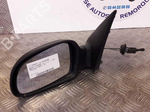 Used Left mirror CITROËN SAXO (S0, S1) 1.1 X, SX (60 hp) 23657339