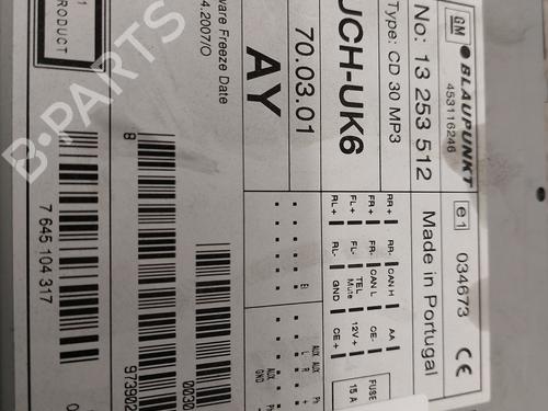 Bilradio OPEL MERIVA A MPV (X03) 1.7 CDTI (E75) | BP30101380E6