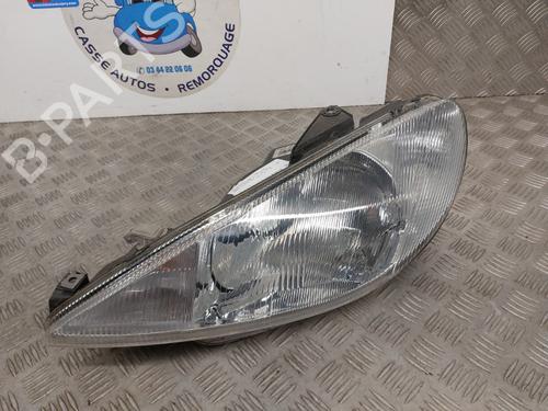 Used Left headlight PEUGEOT 206 Hatchback (2A/C) 1.4 HDi eco 70 (68 hp) 23746550
