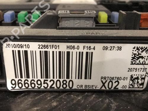 Fuse box CITROËN C3 II (SC_) 1.6 HDi | BP24851268E1 