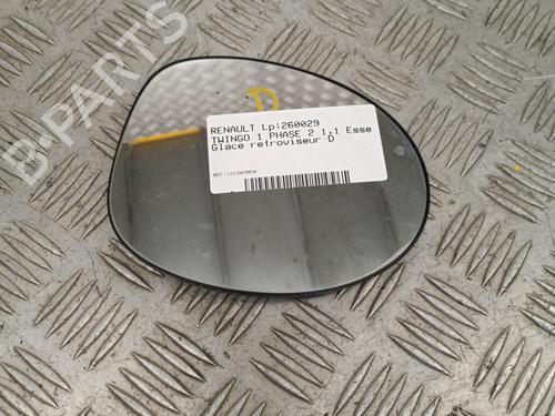 Used Right mirror glass RENAULT TWINGO I (C06_) 1.2 (C066, C068) (58 hp) 32326121