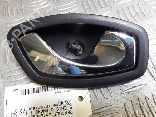 Used Front right interior door handle Front right interior door handle RENAULT SCÉNIC III (JZ0/1_) 1.6 dCi (JZ00, JZ12) (130 hp) 23726228 23726228