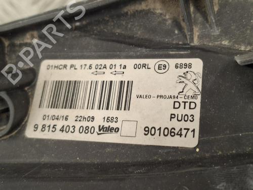 Right headlight PEUGEOT 2008 I (CU_) 1.2 THP 110 / PureTech 110 | BP39228577C29 - Image 9