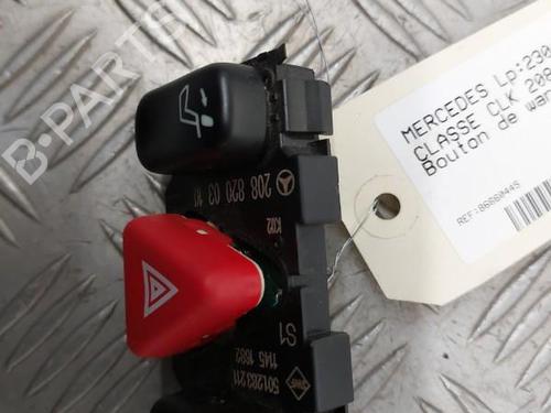 Used Warning switch Warning switch MERCEDES-BENZ CLK (C208) CLK 200 Kompressor (208.344) (163 hp) 23744625 23744625
