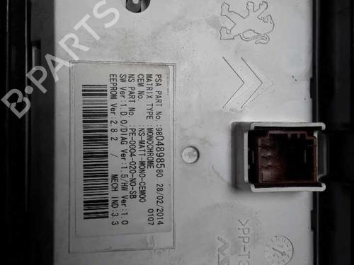 Instrument cluster PEUGEOT 3008 I MPV (0U_) 1.6 HDi | BP23716368C47 