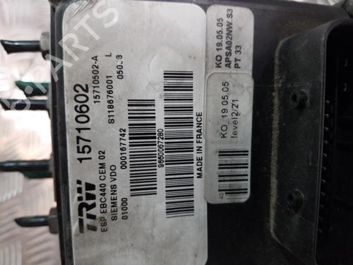 ABS pump PEUGEOT 407 SW (6E_, 6D_) 2.0 HDi 135 | BP23715237M43 