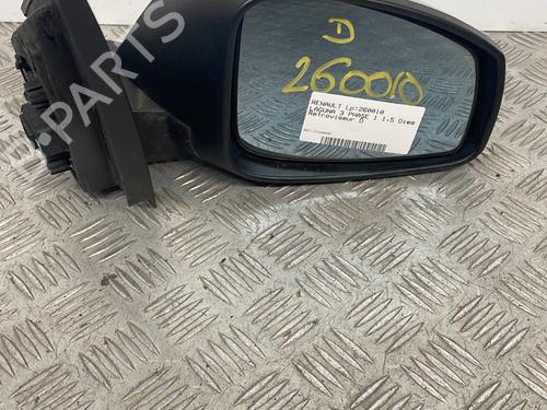 Used Right mirror RENAULT LAGUNA III (BT0/1) 1.5 dCi (BT00, BT0A, BT0T, BT1J) (110 hp) 32404535