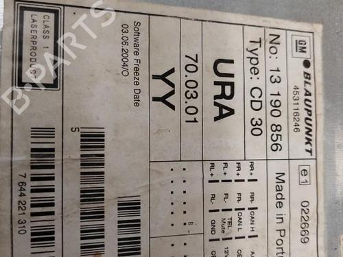 Radio OPEL ZAFIRA / ZAFIRA FAMILY B (A05) 1.9 CDTI (M75) | BP23659496E6 