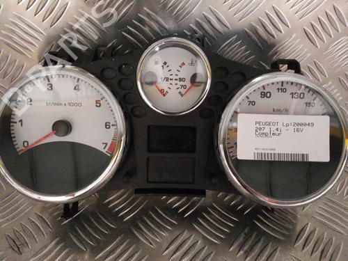 Kombiinstrument PEUGEOT 207 (WA_, WC_) 1.4 16V (95 hp) 23713792