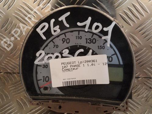 Used Instrument cluster PEUGEOT 107 (PM_, PN_) 1.0 (68 hp) 23713982