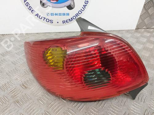 Used Left taillight PEUGEOT 206 Van 1.4 HDi (68 hp) 23745474