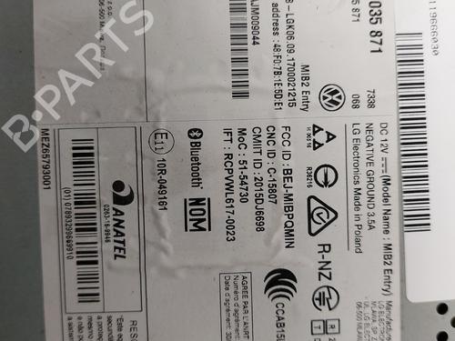 Radio VW UP! (121, 122, BL1, BL2, BL3, 123) 1.0 | BP31832959E6 