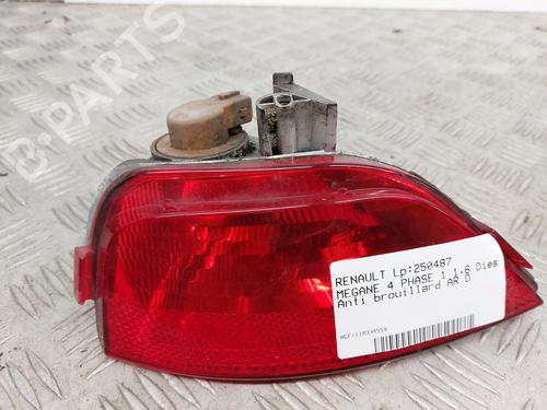 Used Rear fog light RENAULT MEGANE IV Hatchback (B9A/M/N_) 1.6 dCi 130 (B9A4) (130 hp) 31064625