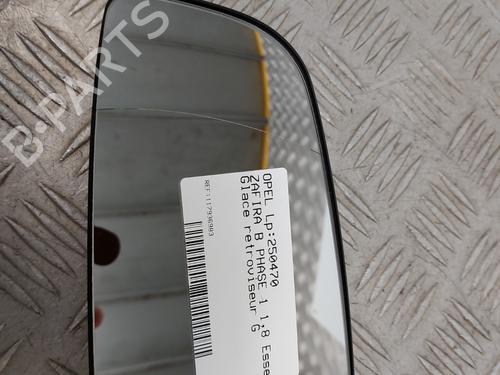 Vetro dello specchietto sinistro OPEL ZAFIRA / ZAFIRA FAMILY B (A05) 1.8 (M75) (140 hp) 30933379