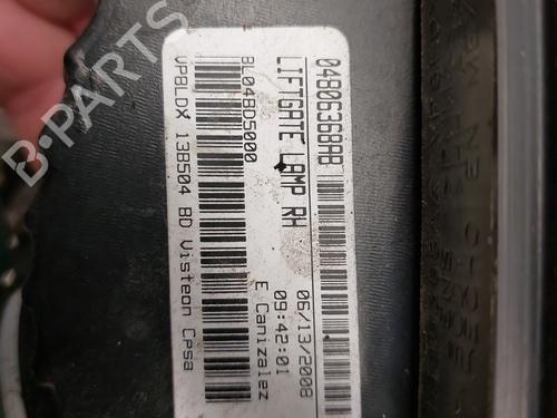 Right tailgate light DODGE JOURNEY 2.0 CRD | BP30177276C80