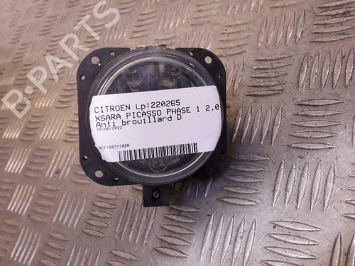 Used Right front fog light CITROËN XSARA PICASSO (N68) 2.0 HDi (90 hp) 23657091