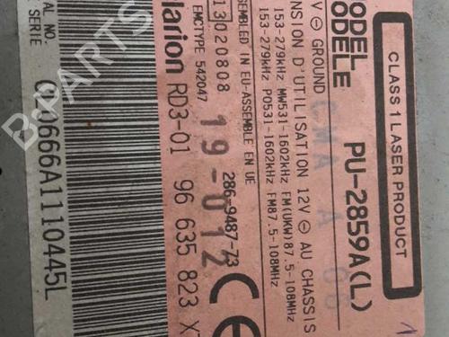 Radio PEUGEOT 206+ (2L_, 2M_) 1.4 HDi eco 70 | BP23736984E6 