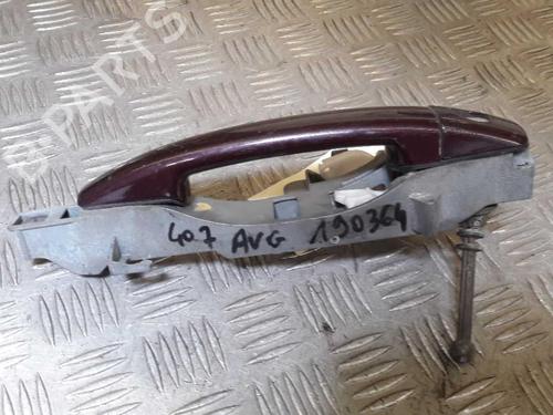 Front left exterior door handle PEUGEOT 407 (6D_) 2.0 HDi 135 (6DRHRH, 6DRHRE, 6DRHRG, 6DRHRJ) | BP23657194C128 