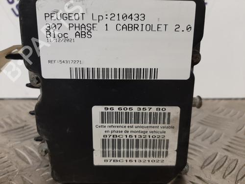 ABS pump PEUGEOT 307 CC (3B) 2.0 16V | BP23717807M43 