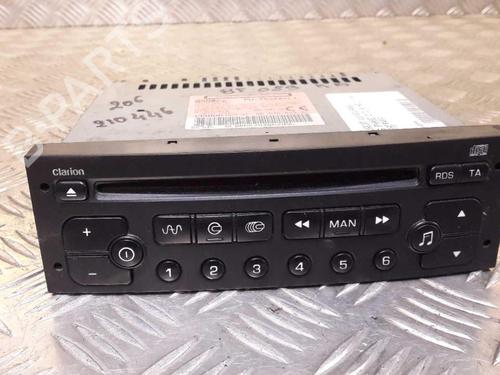 Used Radio PEUGEOT 206 Hatchback (2A/C) 1.4 HDi eco 70 (68 hp) 24852207