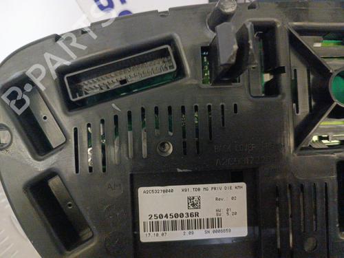 Instrument cluster RENAULT LAGUNA III (BT0/1) 2.0 dCi (BT01, BT08, BT09, BT0E, BT0K, BT12, BT1C, BT1D,... | BP23725714C47 