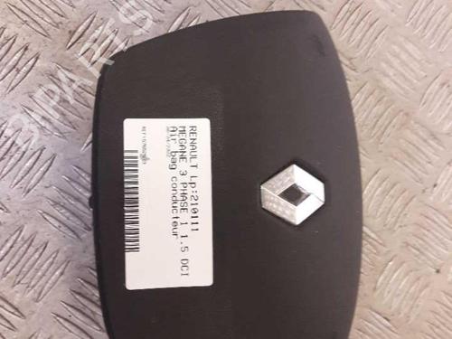 Førerens kollisjonspute RENAULT MEGANE III Hatchback (BZ0/1_, B3_) 1.5 dCi (86 hp) 23656796