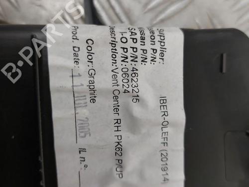 Used Air vent Air vent NISSAN NAVARA NP300 (D40) 2.5 dCi 4WD (171 hp) 23743651 23743651