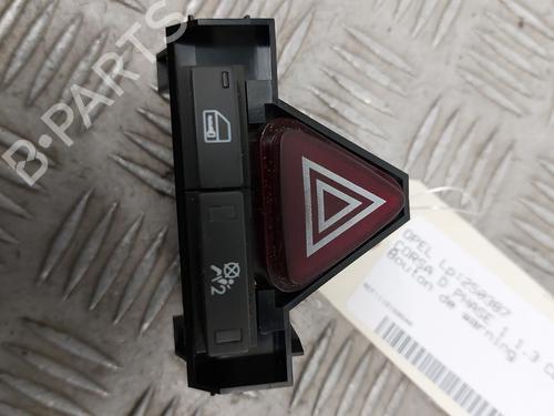 Used Warning switch OPEL CORSA D (S07) 1.3 CDTI (L08, L68) (90 hp) 30577319