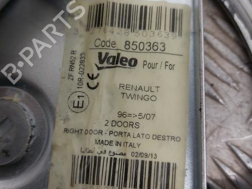 Used Front right window mechanism Front right window mechanism RENAULT TWINGO I (C06_) 1.2 (C066, C068) (58 hp) 32185877 32185877