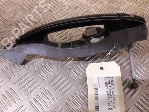 Front left exterior door handle PEUGEOT 3008 I MPV (0U_) 1.6 HDi | BP23717540C128 