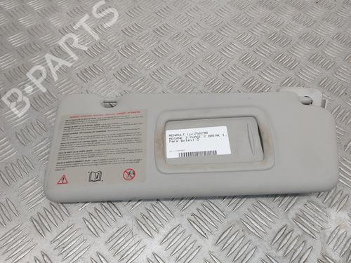 Used Right sun visor RENAULT MEGANE III Grandtour (KZ0/1) 1.5 dCi (KZ09, KZ0D, KZ1G, KZ29, KZ14, KZ1W, KZ10, KZ1F,... (110 hp) 29352684