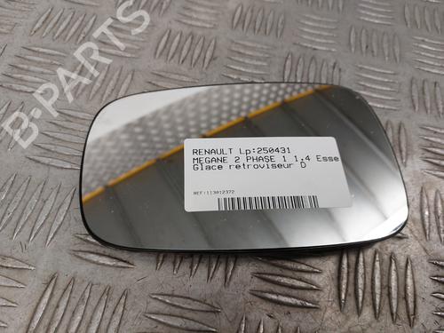 Used Right mirror glass RENAULT MEGANE II (BM0/1_, CM0/1_) 1.4 16V (BM0B, CM0B) (98 hp) 29371240