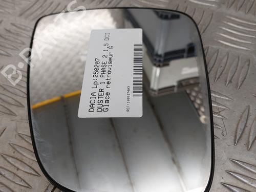 Left mirror glass DACIA DUSTER (HS_) 1.5 dCi 4x4 | BP27342327C148 