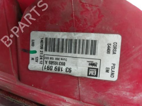 Right taillight OPEL CORSA D (S07) 1.3 CDTI (L08, L68) | BP23744857C35 