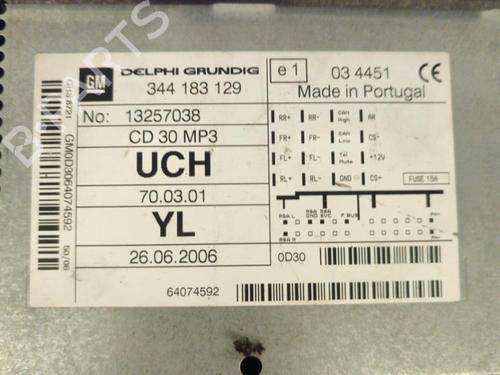 Radio OPEL CORSA D (S07) 1.3 CDTI (L08, L68) | BP23734017E6 - Image 4