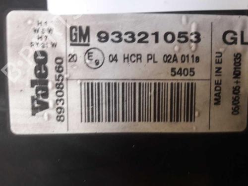 Used Right headlight Right headlight OPEL MERIVA A MPV (X03) 1.3 CDTI (E75) (69 hp) 23733395 23733395