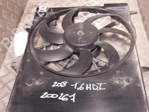 Used Radiator fan Radiator fan PEUGEOT 208 I (CA_, CC_) 1.6 HDi / BlueHDi 75 (75 hp) 23727959 23727959