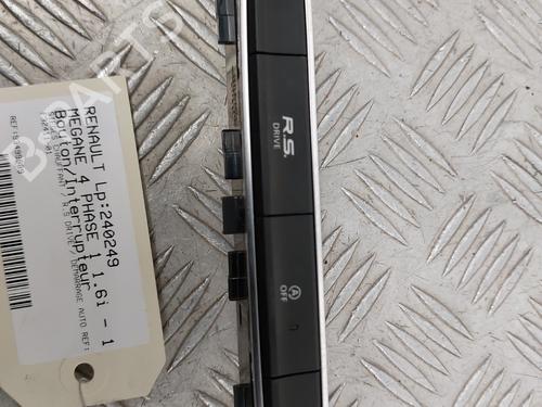 Used Switch Switch RENAULT MEGANE IV Hatchback (B9A/M/N_) 1.6 TCe 205 (B9MV) (205 hp) 23747299 23747299