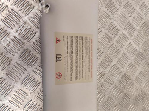 Used Right sun visor Right sun visor RENAULT MEGANE III Hatchback (BZ0/1_, B3_) 1.5 dCi (BZ09, BZ0D, BZ1W, BZ29, BZ14) (110 hp) 23735562 23735562