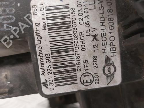 Right headlight MINI MINI (R56) Cooper | BP29846347C29
